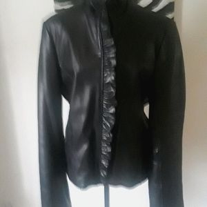 DKNY leather jacket